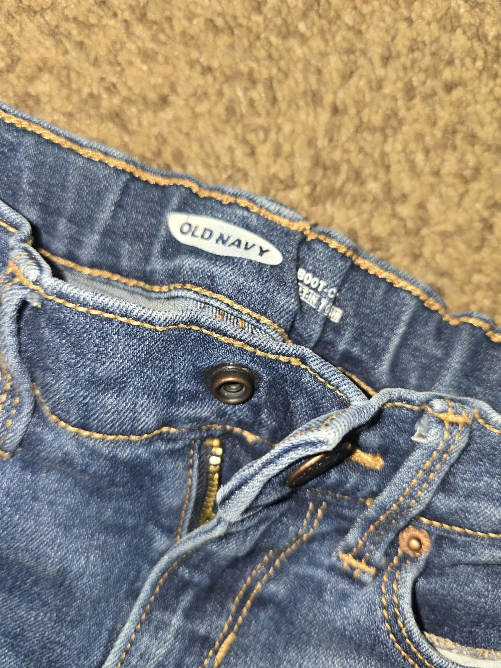 Old Navy Girls Blue Bootcut Jeans